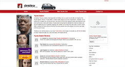 Desktop Screenshot of dealers-toyota.co.uk