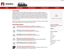 Tablet Screenshot of dealers-toyota.co.uk